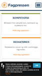 Mobile Screenshot of fagpressen.no